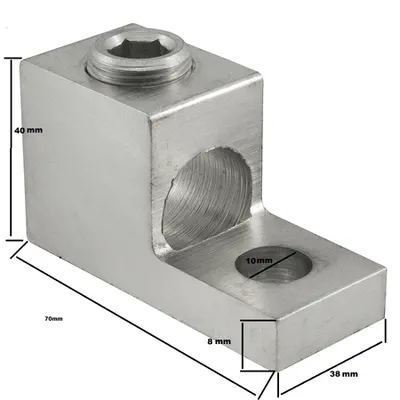 Clema tunel - din aluminiu, pentru conductor 1x500