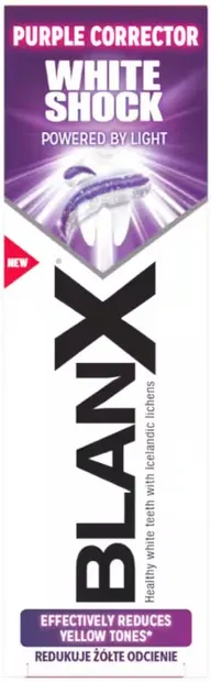 BlanX Pastă de dinți White Shock Purple Corrector, 75 ml