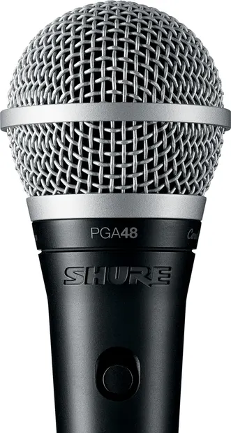 Microfon Shure - PGA48-XLR, negru