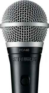Microfon Shure - PGA48-XLR, negru