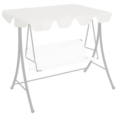 Gossi copertina de rezerva leagan gradina, alb, 150/130x105/70 cm