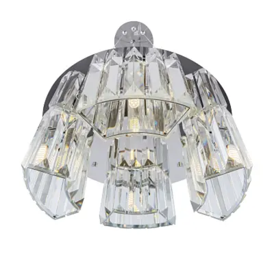Corp de iluminat susendat Colline - H(min) 250mm, H(max) 980mm, ⌀ 400mm , 4 X G9 (40W), Stainless Steel, IP20, 6.5kg
