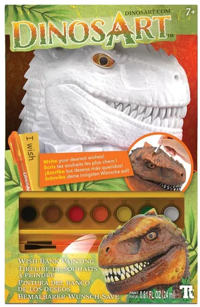 Cutie de colorat DinosArt - Dinozaur