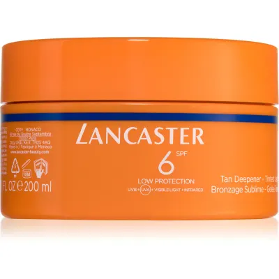 Lancaster Sun Beauty Tan Deepener gel protector colorant SPF 6 200 ml