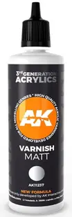 Vopsele acrilice de nouă generație AK Interactive - Matt Varnish AK11237 (100 ml)