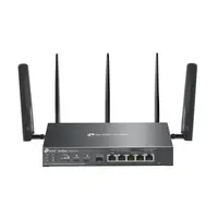 Omada 4G+ Cat6 AX3000 Gigabit VPN Gateway with 4-Port PoE+ PORT: 1× Gigabit SFP WAN/LAN Port, 1× Gigabit RJ45 WAN Port, 4× Gigab