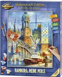Set pictură după numere Schipper - Hamburg, perla mea