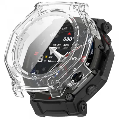 Husa Techsuit Defense360 Pro pentru Amazfit T-Rex 3 Pro 48mm, Transparenta