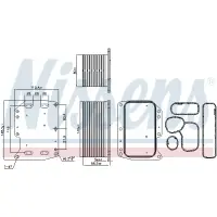 Radiator ulei, ulei motor NISSENS 90922