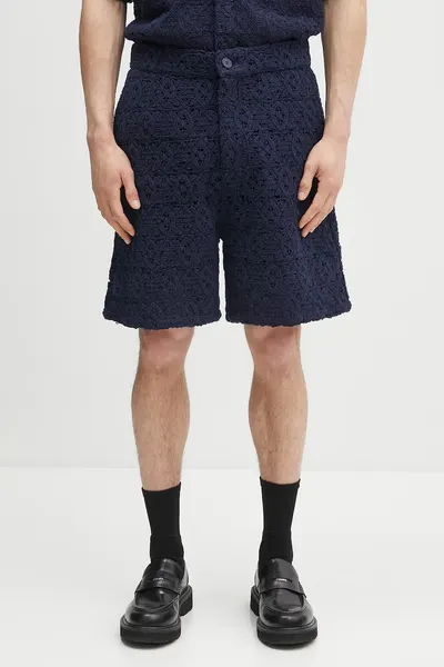 Daily Paper pantaloni scurți Lace Shield Short