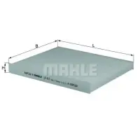 Filtru, aer habitaclu MAHLE ORIGINAL LA 813