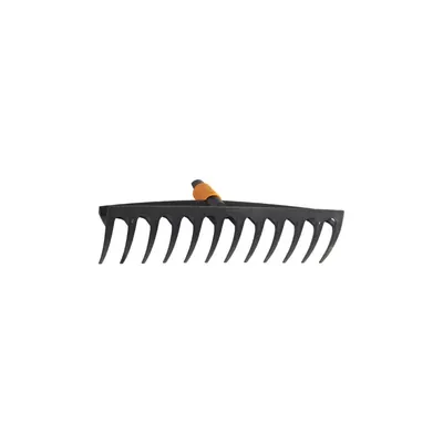 Greblă din compozit din fibră de sticlă cu 12 vârfuri Fiskars Quikfit, negru
