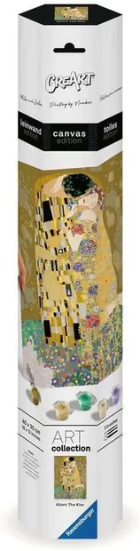 Set de pictură pe numere Ravensburger CreArt -Sărutul de Gustav Klimt