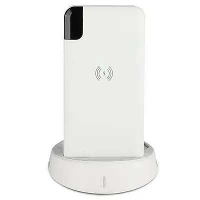 Power bank 8000MAH incarcare wireless - alb V-TAC SKU-8861