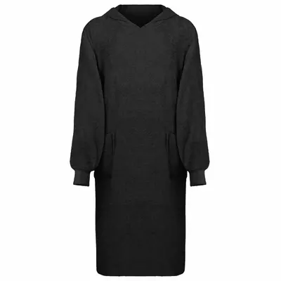 vidaXL Hanorac pătură KINN Negru XL Bumbac