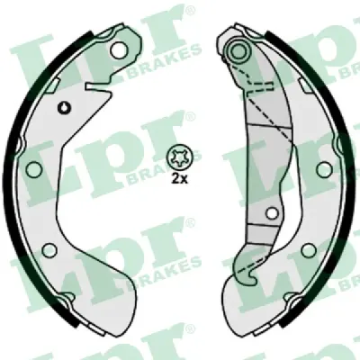 Set saboti frana LPR 08120
