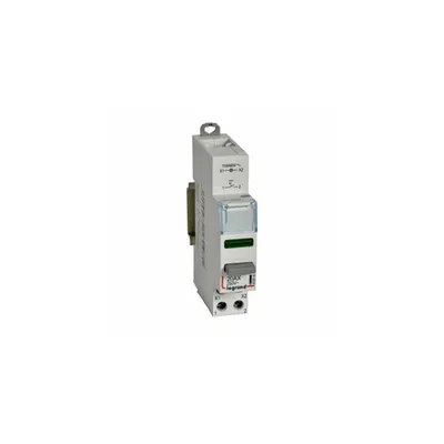 Control switch dual functions - 20 A 250 V~ - 1 NO + verde indicator
