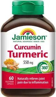 Curcumă, 550 mg, 60 capsule, Jamieson