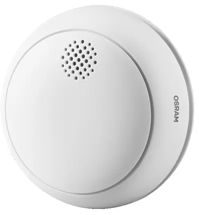 Detector inteligent de fum Osram – Smart+, Wi-Fi, alb