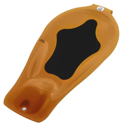 Sezlong de baie nou nascut pt cadita TopTop Xtra Translucent orange Rotho babydesign