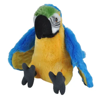 Jucarie de plus - Ecokins - Papagal Macaw Galben