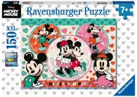 Puzzle Ravensburger de 150 XXL de piese - Mickey Mouse și Minnie Mouse