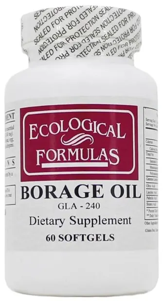 Borage Oil GLA-240, 60 softgel capsule, Ecological Formulas