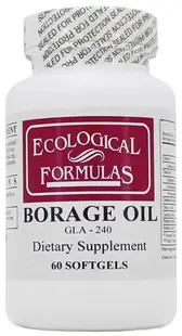 Borage Oil GLA-240, 60 softgel capsule, Ecological Formulas
