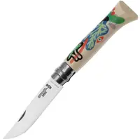 Cuțit pliabil Opinel Limited Edition - Nature, 8.5 cm, Perrine Honoré Design