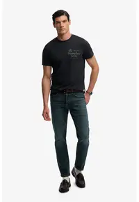 Tricou cu imprimeu logo - Albastru ultramarin