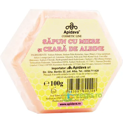 Sapun cu Miere si Ceara de Albine 100g