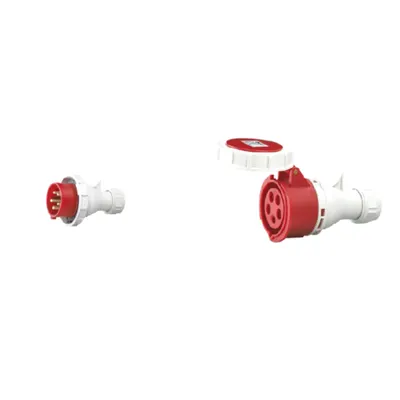 Pachet Fisa si Priza Mobila Industriala HTN 125A IP67 400V 5 Poli - Conexiuni Trifazate cu Nul, Super-Putere, Mobile si Sigure