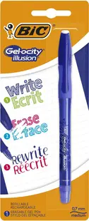 Pix ștergător Bic Gel-ocity Illusion - Albastru