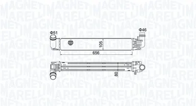 Intercooler potrivit DACIA DUSTER, DUSTER SUV; RENAULT DUSTER 1.5D 06.10-