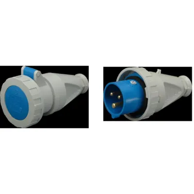 Pachet Complet: Priza Industriala pe Cablu IP67 16A 400V + Fisa Industriala pe Cablu IP67 16A 400V - Siguranta si Fiabilitate Trifazata