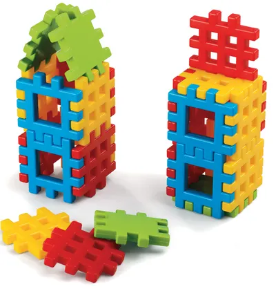Set de construcţii tip vafă cu 24 de piese