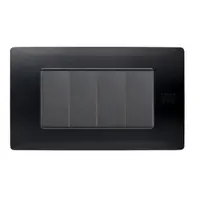 nea - Flexa rama ornamentala 4 mod tecnopolimero (plastic) Negru Absolut