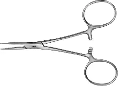 Pensa hemostatica curba AESCULAP Mosquito Hartman CVD, 100 mm - BH105R