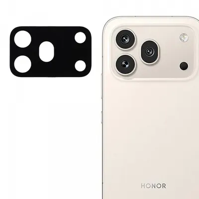 Folie de protectie Camera Spate Techsuit pentru Honor 600 Pro, Sticla Securizata, Neagra