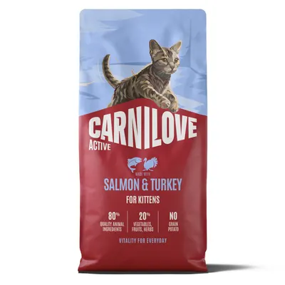Carnilove Active Cat Dry Salmon & Turkey Kittens All Breeds 6 kg
