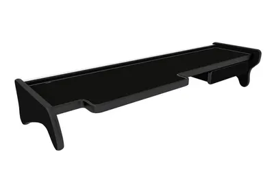 Masa lunga bord camion compatibila cu MAN TGA wide cabIN (XXL) (01.2000-12.2010), Negru cu cusatura gri