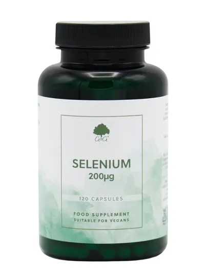 Seleniu 200µg, 120 capsule, G&G