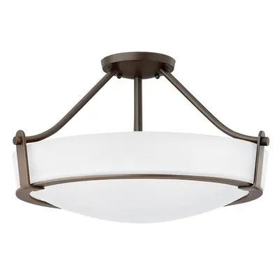 Corp de iluminat decorativ pentru exterior, Hathaway 4 Light Medium Semi-flush – Olde Bronze