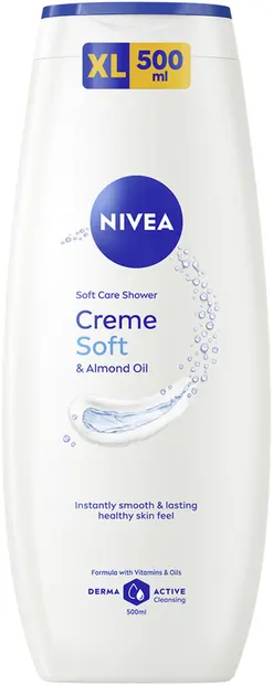 Nivea Gel de duș Crème Soft, 500 ml