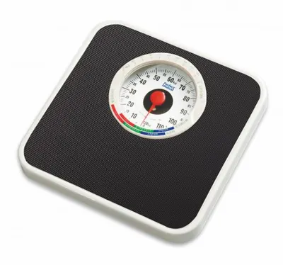 Cantar mecanic Perfect Medical cu indicator de sanatate si suprafata cauciucata antiderapanta
