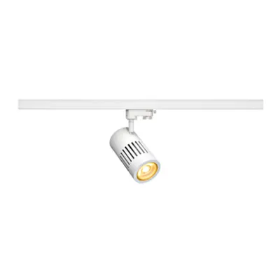 STRUCTEC LED 24W,rotund, alb, 3000K, 60°, incl. 3P.-Adaptor