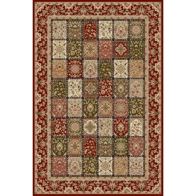 Covor Dreptunghiular, 160 x 230 cm, Rosu, Lotos Model Timbre 1518