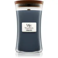 Woodwick Evening Onyx lumânare parfumată cu fitil din lemn 609.5 g