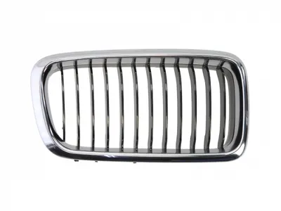 Grila fata dreapta negru crom BMW Seria 7 intre 1998-2001