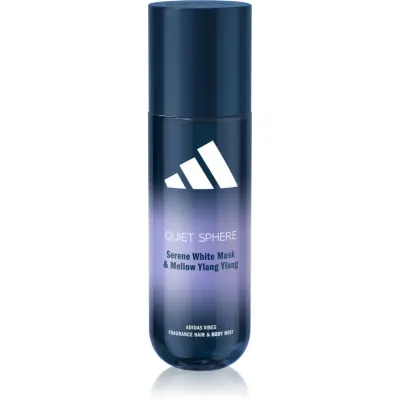 Adidas Vibes Quiet Sphere spray parfumat pentru corp și păr pentru femei 236 ml